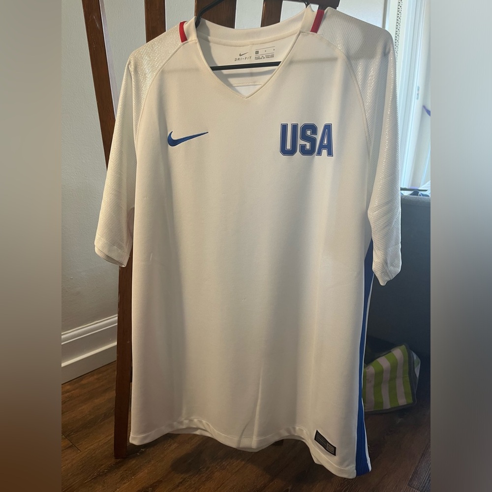 USA Soccer Jersey 2016 Olympics Size L